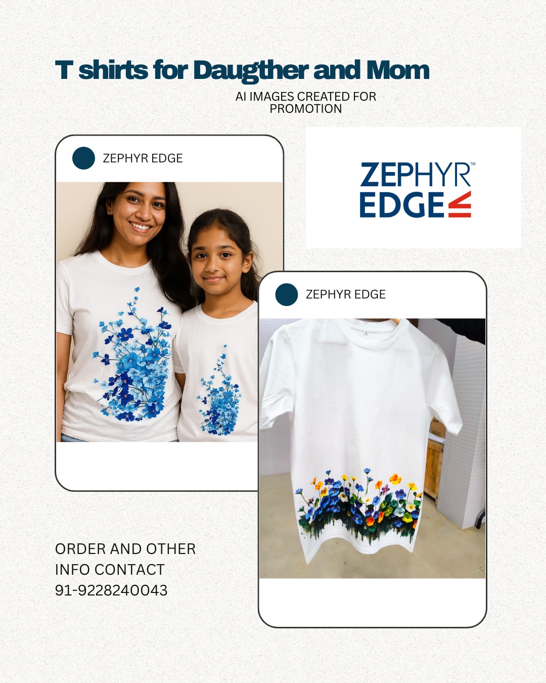 T-Shirt For Daughter And Mom